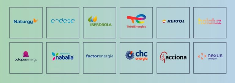 logotipos de empresas proveedoras del servicio de energía